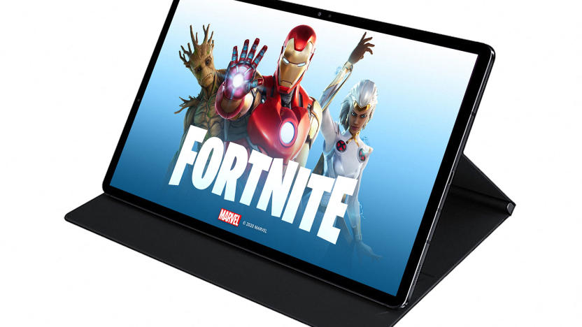 'Fortnite' on a Samsung Galaxy Tab S7