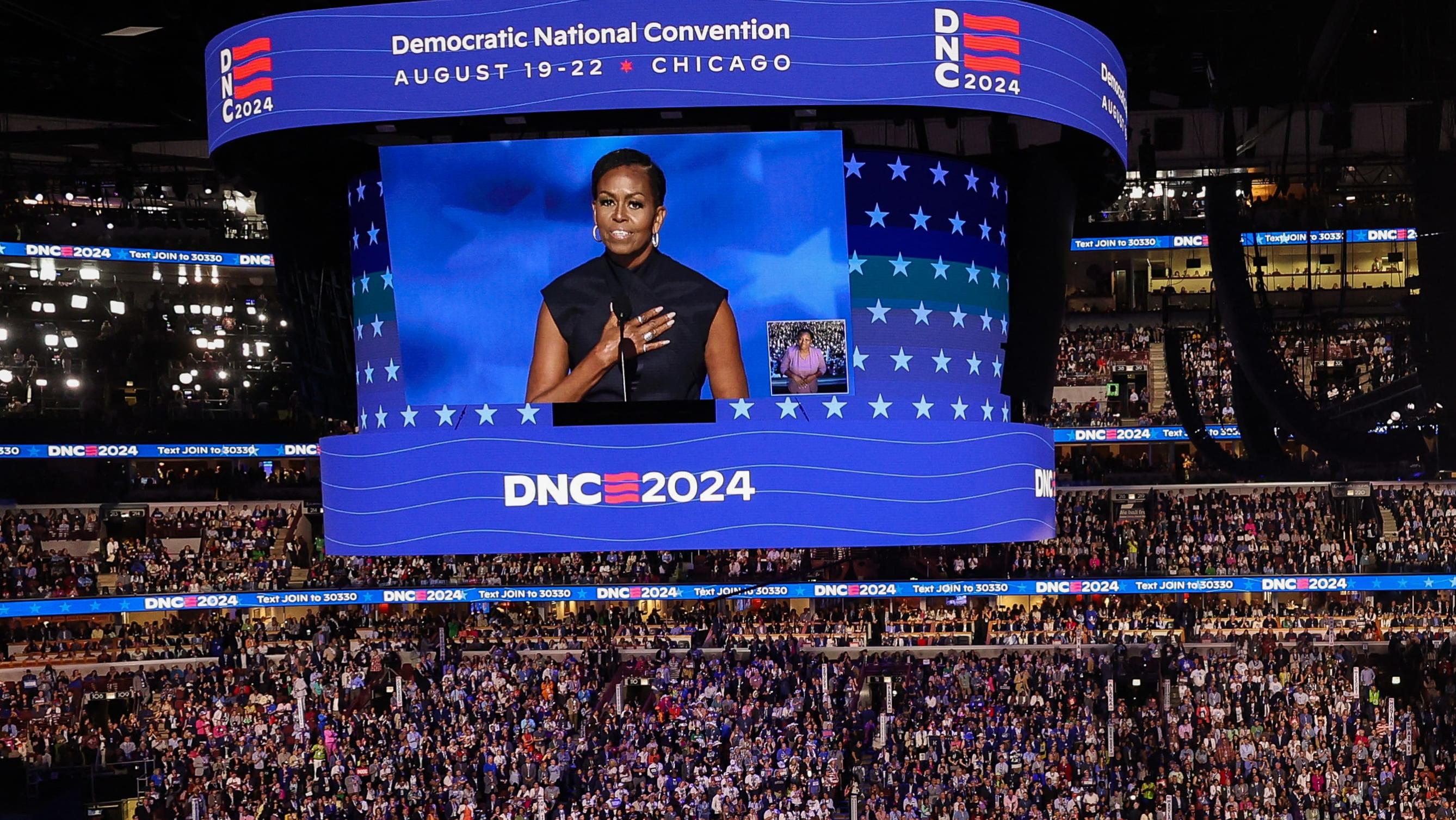 Michelle Obama attacks Trump in DNC speech