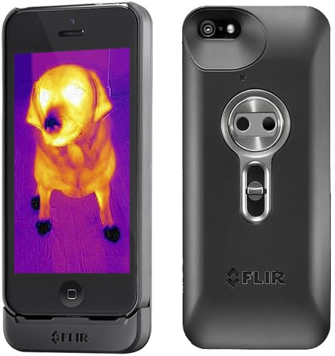 Iphone をサーマルカメラ化するケース Flir One 軍用ナイトビジョン技術を採用 Engadget 日本版