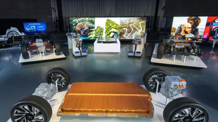 General Motors reveals its all-new modular platform and battery system, Ultium, Wednesday, March 4, 2020 at the Design Dome on the GM Tech Center campus in Warren, Michigan. (Photo by Steve Fecht for General Motors)