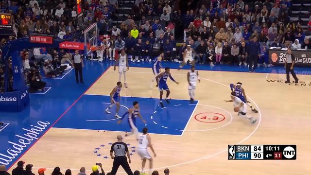 Kyrie Irving with a buzzer beater vs the Philadelphia 76ers