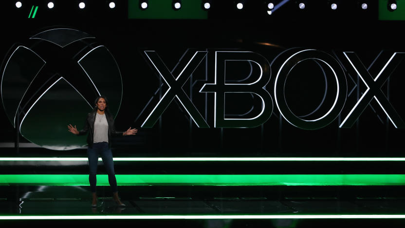 LOS ANGELES, CALIFORNIA - JUNE 09:  Sarah Bond, Head of Xbox Partnerships, speaks during the Xbox E3 2019 Briefing at The Microsoft Theater on June 09, 2019 in Los Angeles, California. (Photo by Christian Petersen/Getty Images)