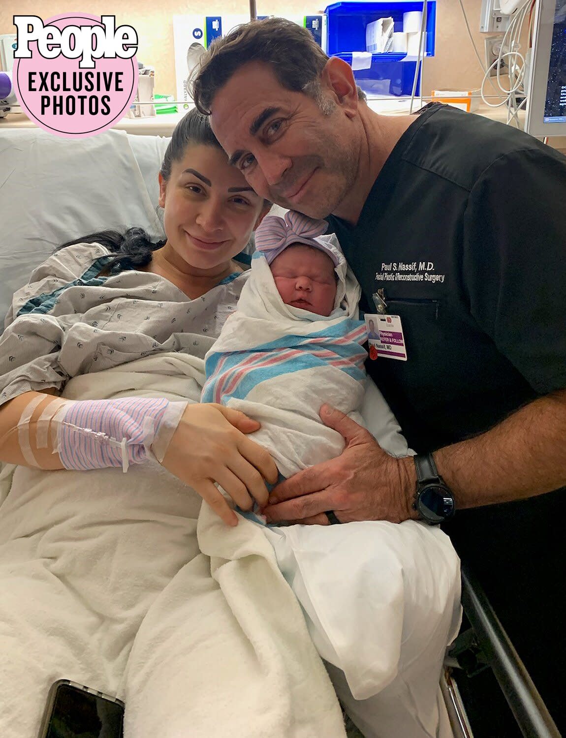 Botched S Dr Paul Nassif And Wife Brittany Welcome Daughter Paulina Anne