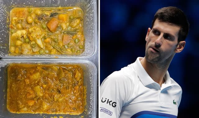 ‘Solicitudes de Novak Djokovic para chef personal’ rechazadas cuando aparecen fotos de comida de hotel