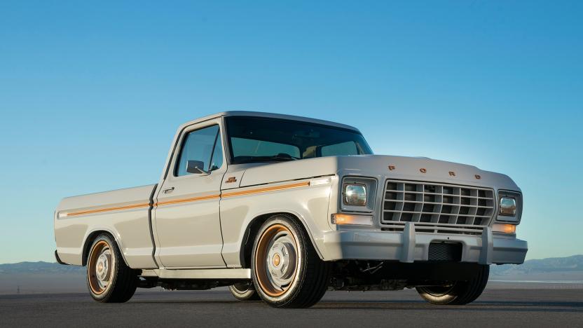 Ford F-100 Eluminator electric concept truck