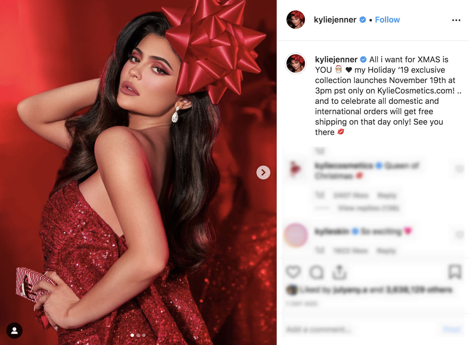 Kylie Jenner Is Dropping A Second Holiday Beauty Collection This Week