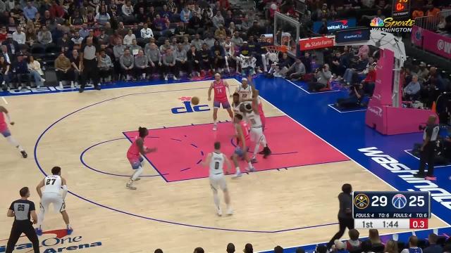 Jordan Goodwin with a dunk vs the Denver Nuggets