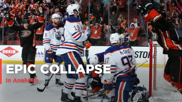 Oilers' epic collapse goes down in history