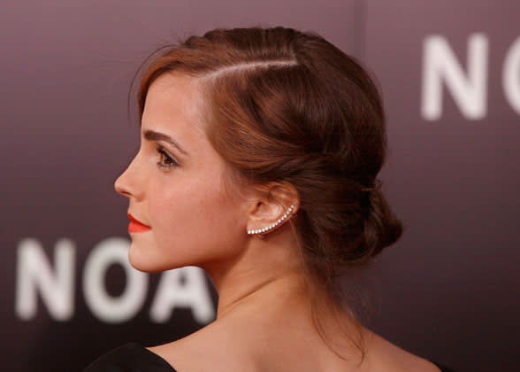 Wearing Earrings from Emma Watson