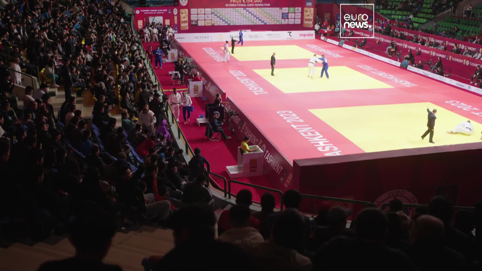 Goldregen für Usbekistan beim Judo-Grand-Slam in Taschkent Video