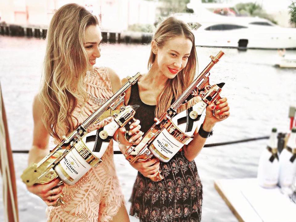 This $500 champagne gun is the ultimate tool for a booze-soaked party