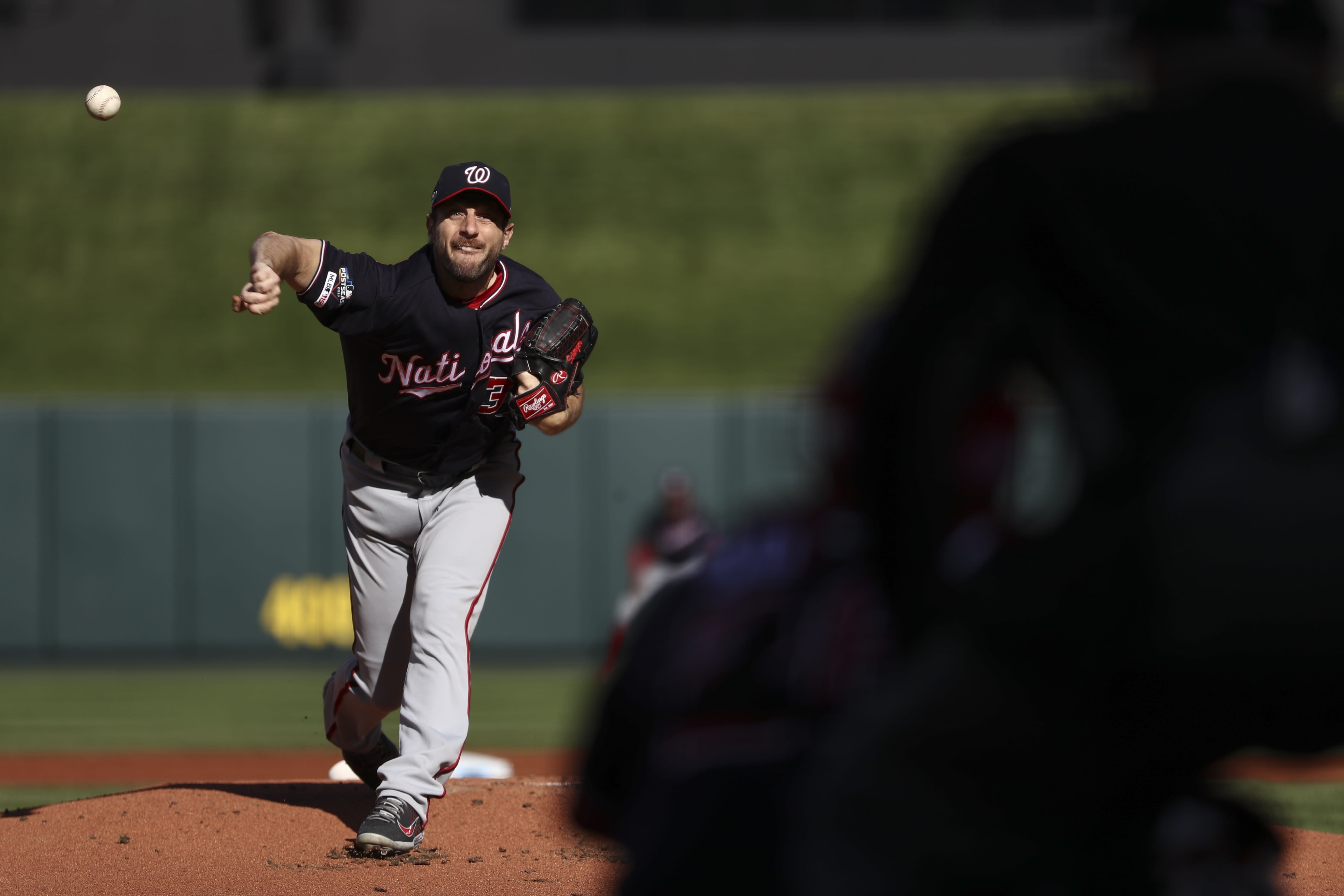 Nats ace Scherzer loses NLCS no-hit bid in 7th vs Cards