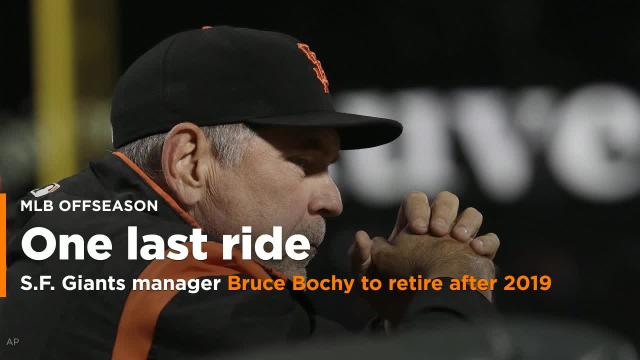 San Francisco Giants manager Bruce Bochy announces he will retire following 2019 season