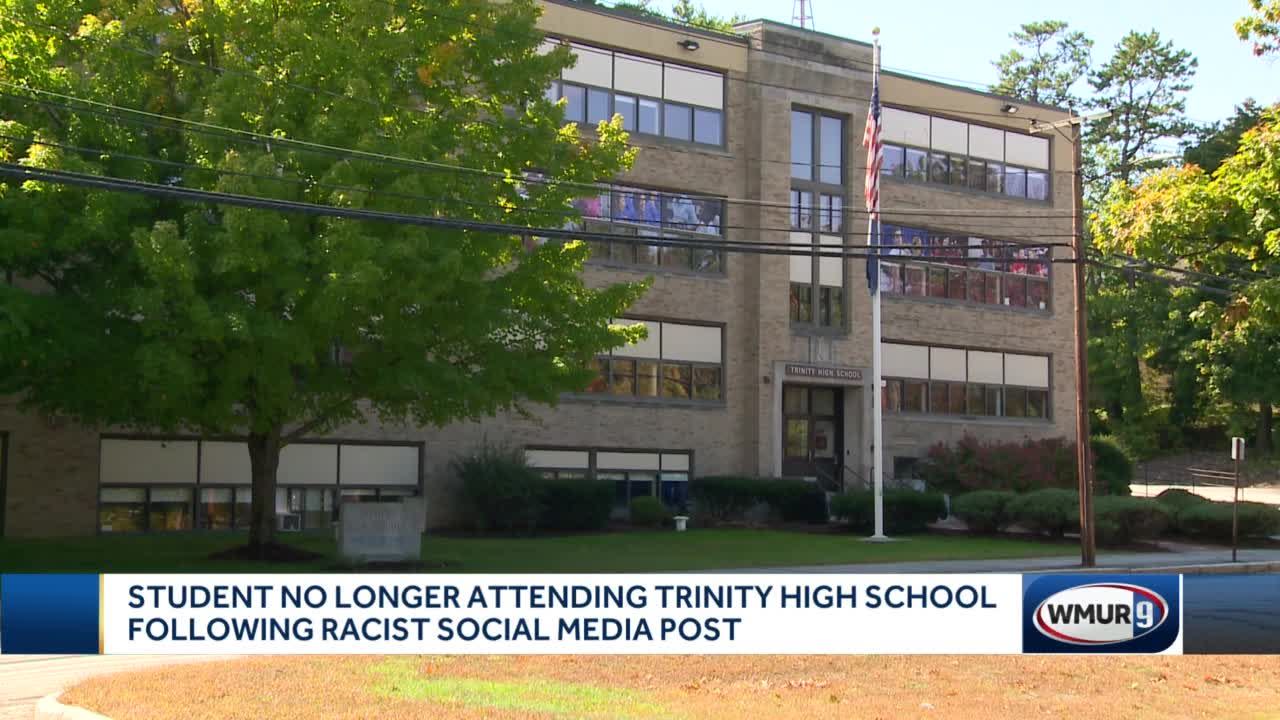 Trinity High student pictured in racist image no longer attending