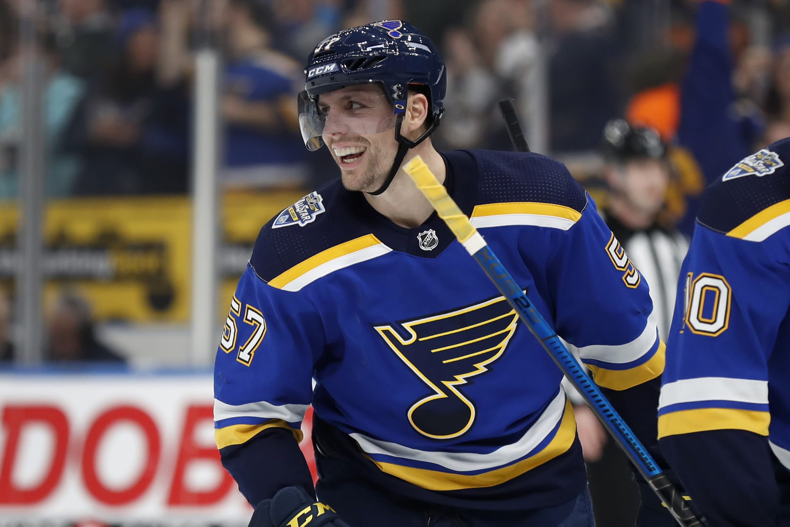 david perron blues jersey