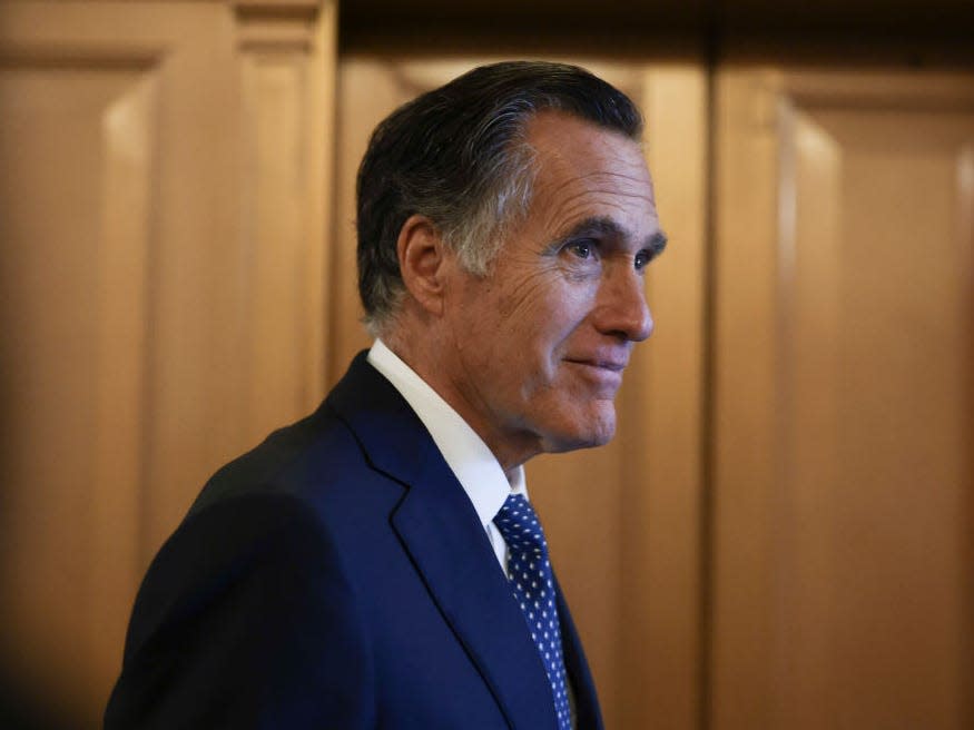 Sen. Mitt Romney says Biden was elected 'to stop the crazy' and argues that vote..