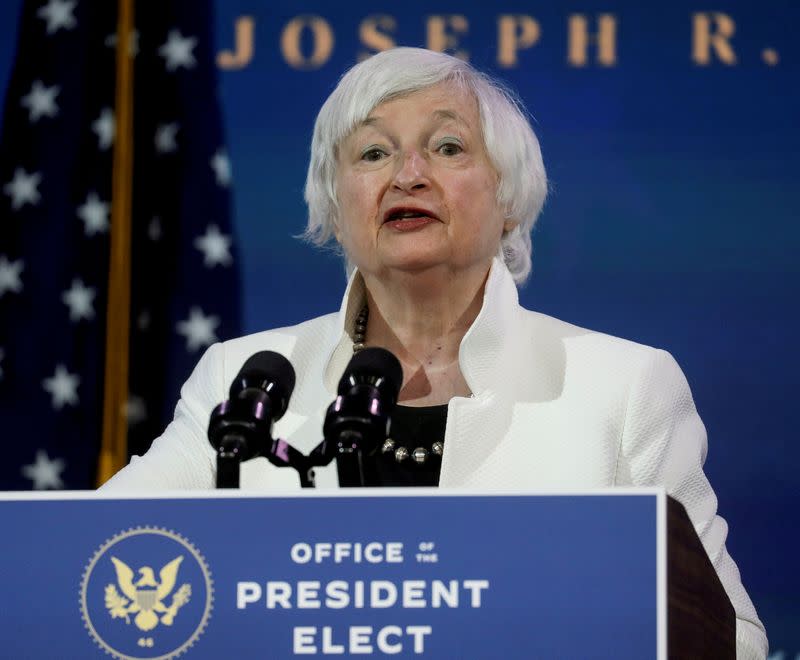 Yellen says tax increase will be paid for part of Biden infrastructure plan