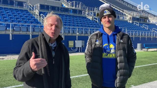 A Walk-and-Talk with 'Delaware Guy' Nolan Henderson as Blue Hen playoff approaches