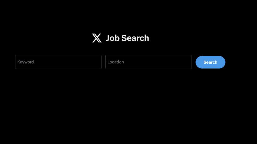 X's job search feature is live.