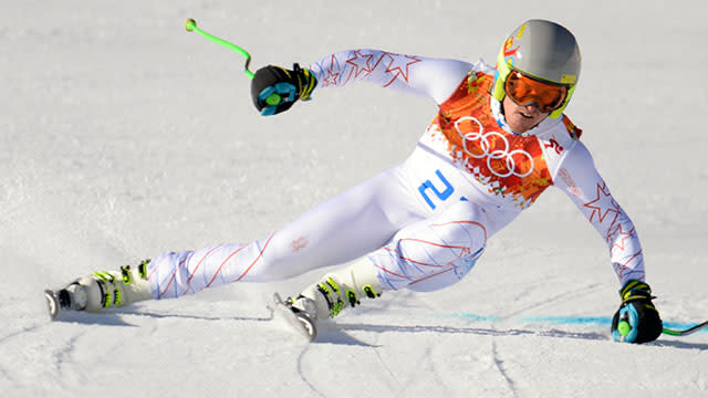 Americans struggle in first part of super combined