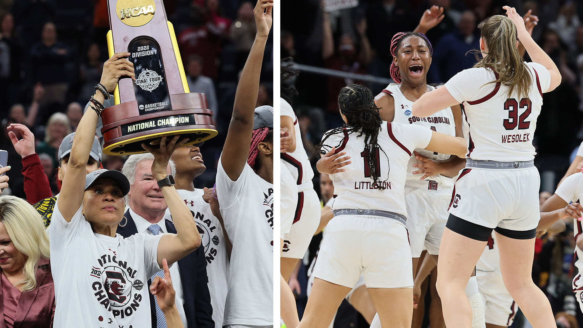 Dawn Staley's jacket had everyone talking during South Carolina's  title-game beatdown of UConn