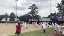 Watch as Anaston Christian's walk-off hit gives Pine Grove softball its first MHSAA state title