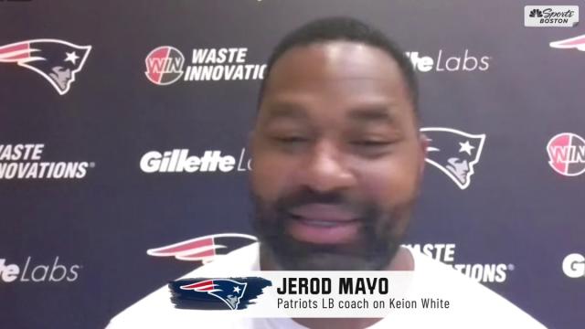 Jerod Mayo is pretty impressed with rookie Keion White
