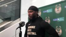 Bucks forward Jae Crowder discusses Milwaukee's defensive performance in Game 1.