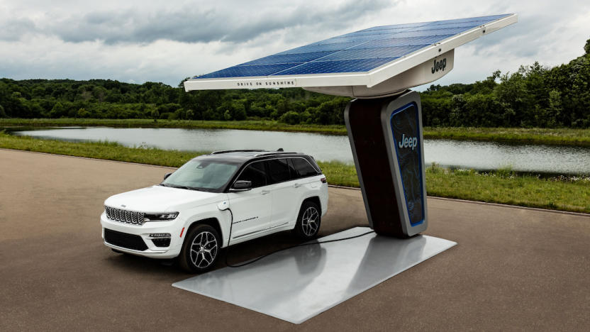 2022 Jeep Grand Cherokee 4xe plug-in hybrid.