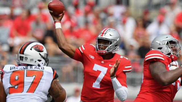 Ohio State rolls without Urban Meyer on the sideline