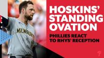 ‘It was awesome.' — Phillies weigh-in on Hoskins' standing ovation