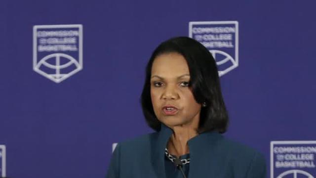 Condoleezza Rice says student-athletes should be able to "benefit from name, image and likeness”