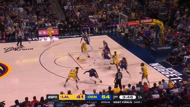 Michael Porter Jr. with a dunk vs the Los Angeles Lakers