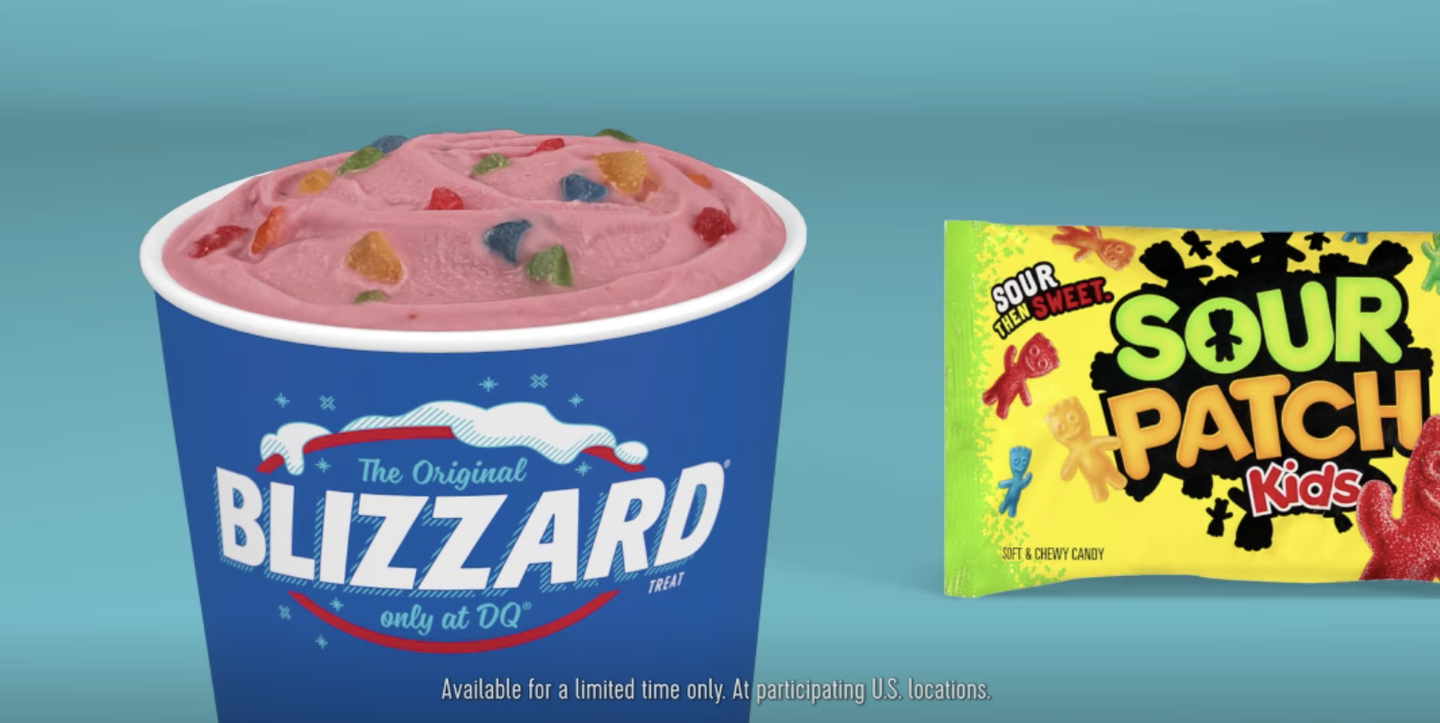 Dairy Queen's New Blizzard Of The Month Is Sour Patch KidsFlavored
