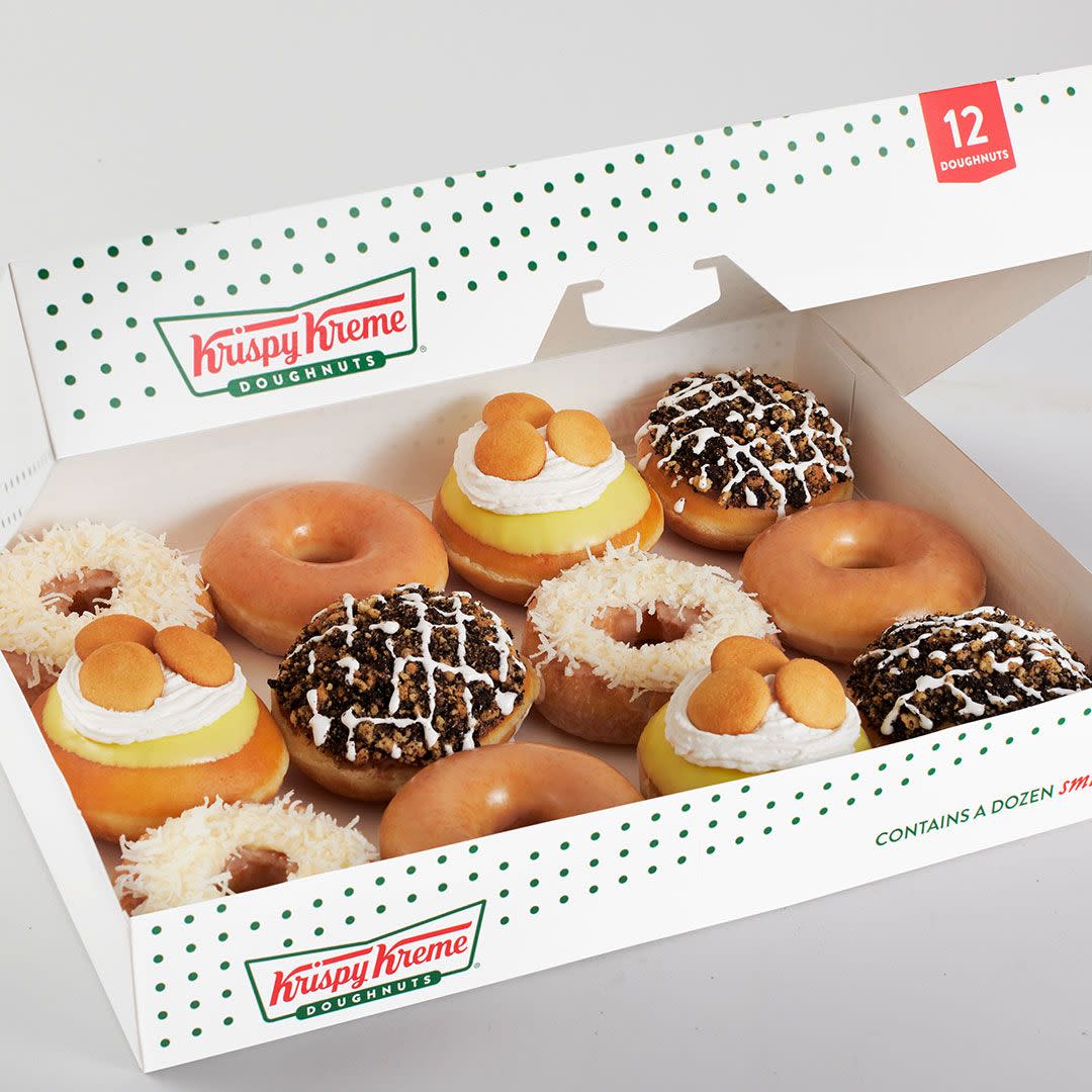 Krispy Kreme Introduced 3 New Donut Flavors Including One Stuffed With Banana Pudding