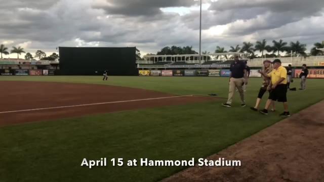 All the cool cats and kittens were at Hammond Stadium to watch Carole Baskin throw a pitch