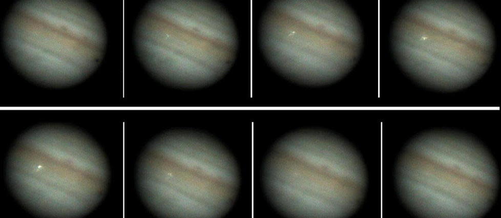 Er is net iets gecrasht op Jupiter