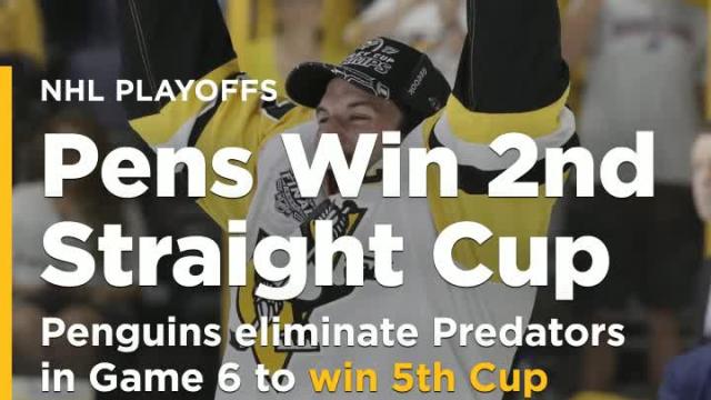 Penguins win 2nd straight Stanley Cup, eliminate Predators in Game 6