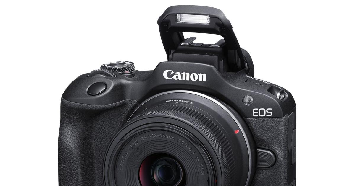 The EOS R100 is Canon’s least expensive R-series mirrorless digital camera but