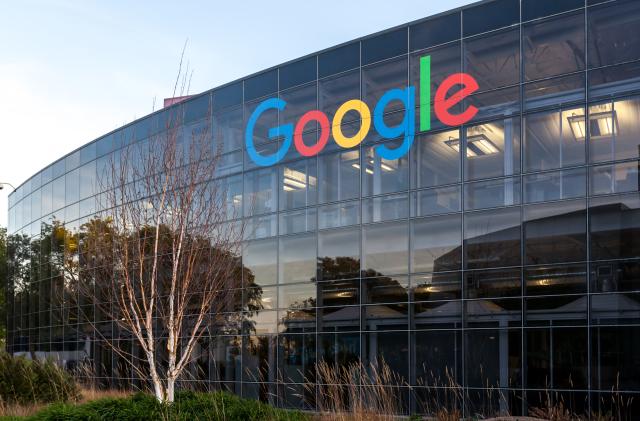 Mountain View, California, USA - March 28, 2018: Google sign at Google's headquarters in Silicon Valley. Google is an American technology company.