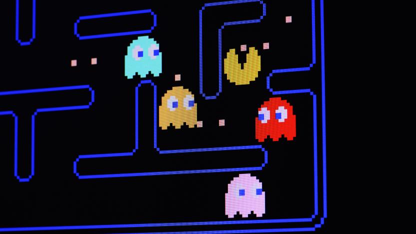 Vintage Pacman video game