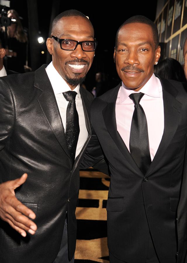 Charlie with his brother Eddie Murphy at Spike TV’s “Eddie Murphy: One Night Only” in 2012. (Photo: Jeff Kravitz/FilmMagic)