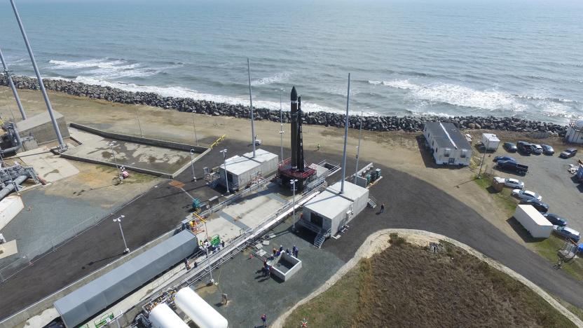 Rocket Lab launch complex 2 in Virgina