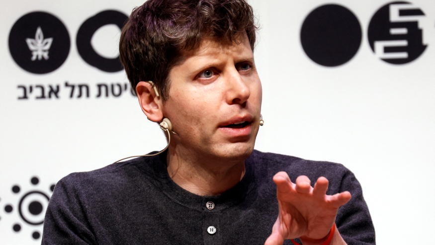 Sam Altman, CEO of Microsoft-backed OpenAI and ChatGPT creator speaks during a talk at Tel Aviv University in Tel Aviv, Israel June 5, 2023. REUTERS/Amir Cohen