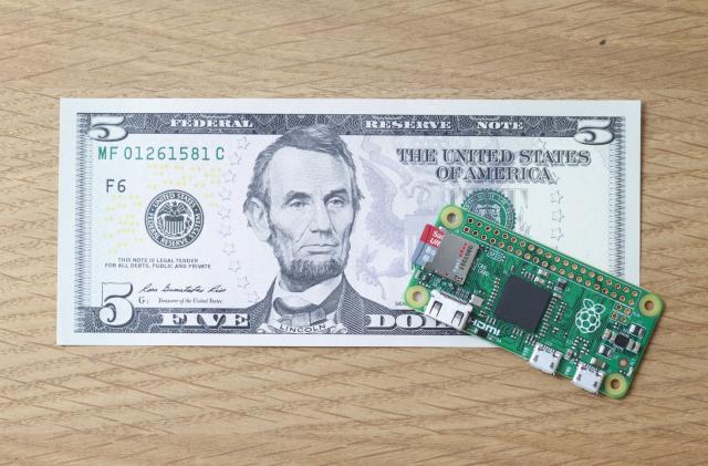 The Raspberry Pi Zero is smaller than a credit card.