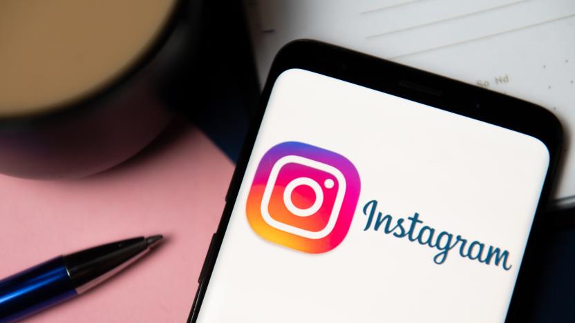 POLAND - 2020/10/06: In this photo illustration an Instagram logo displayed on a smartphone. (Photo Illustration by Mateusz Slodkowski/SOPA Images/LightRocket via Getty Images)