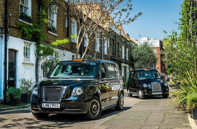 Half of London's famous Black Cab taxi fleet are now EVs