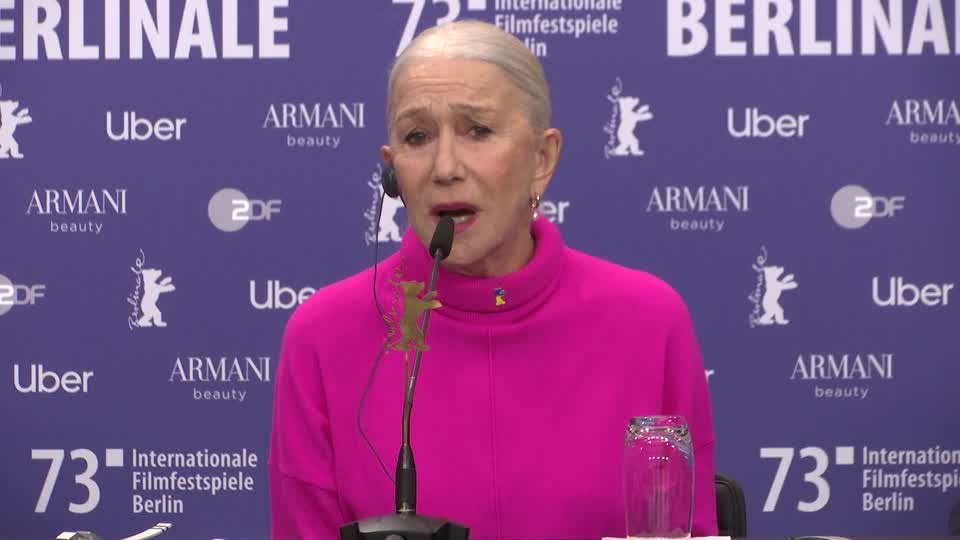 Berlinale 2023  Helen Mirren: Starring in 'Golda' like playing