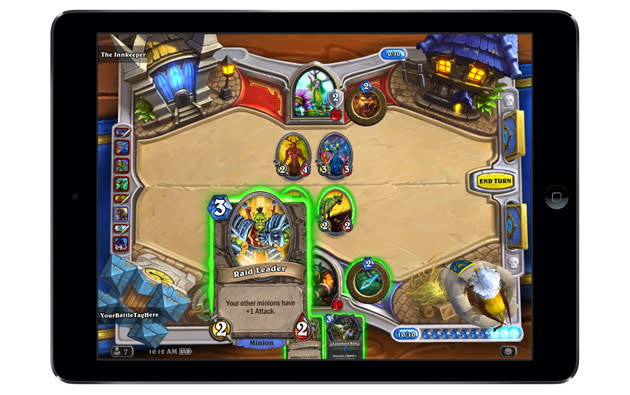 Blizzard takes a stab at mobile gaming, brings its free card game to the iPad