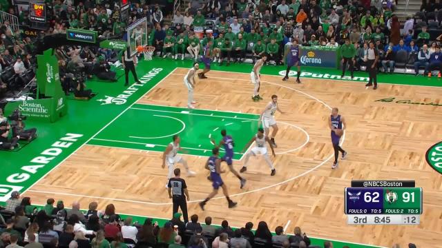 Mason Plumlee with an assist vs the Boston Celtics